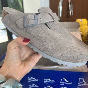 Birkenstock Boston Soft Footbed Shoes.